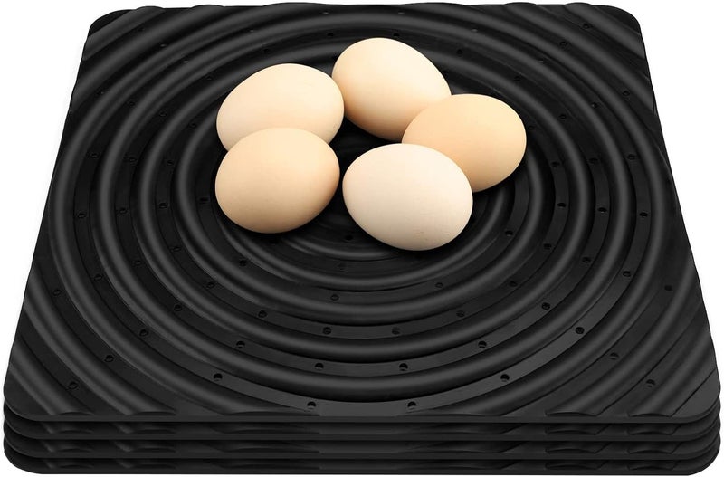 DenForste 4 Pack Washable Nesting Pads Chicken Nesting Boxes Chicken Bedding for Chicken Coop, 13 x 12 inch - Image 1